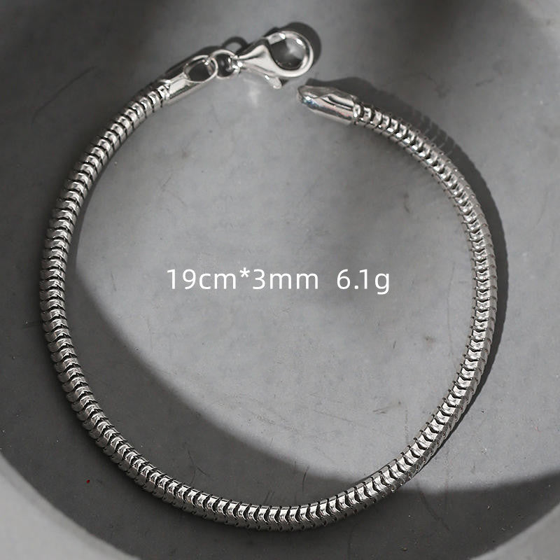 Men's S925 Silver Cool and Versatile Bracelet