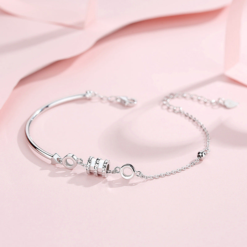 Korean Simple Sterling Silver Niche Design Bracelet