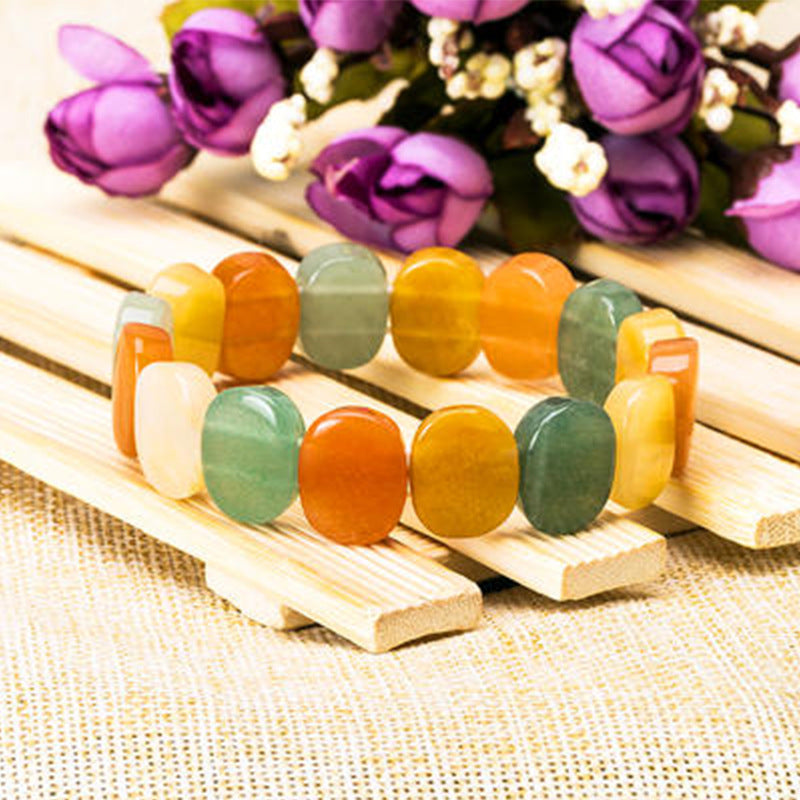 Simple Natural Stone Crystal Bracelet