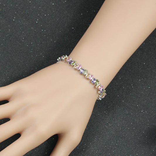 Cubic Zirconia and Diamond Bracelet for Women Charms Gifts for Mom