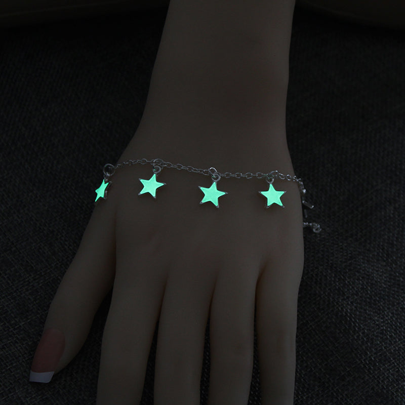 Glow In The Dark Star Themed Bracelet