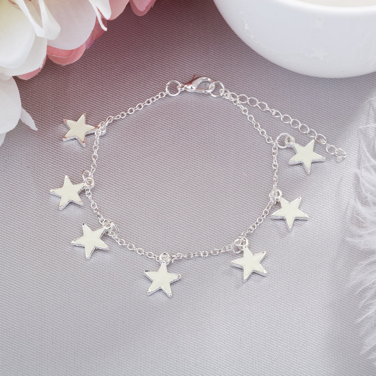 Glow In The Dark Star Themed Bracelet