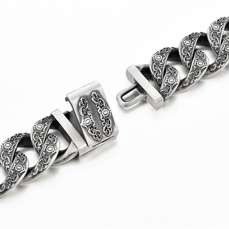 Men's Retro Wolf Head Fashion Bracelet