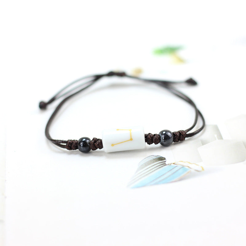 Twelve constellation bracelet students