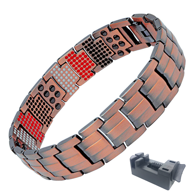 Red Bronze Therapy Magnetic Bracelet