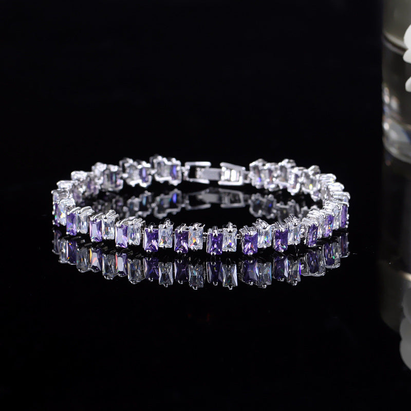 Cubic Zirconia and Diamond Bracelet for Women Charms Gifts for Mom