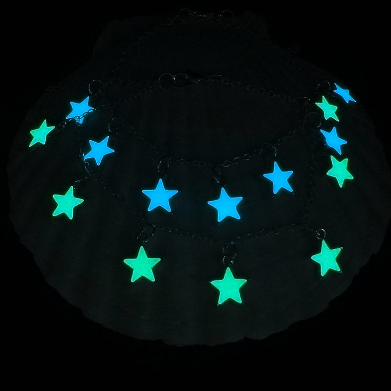 Glow In The Dark Star Themed Bracelet