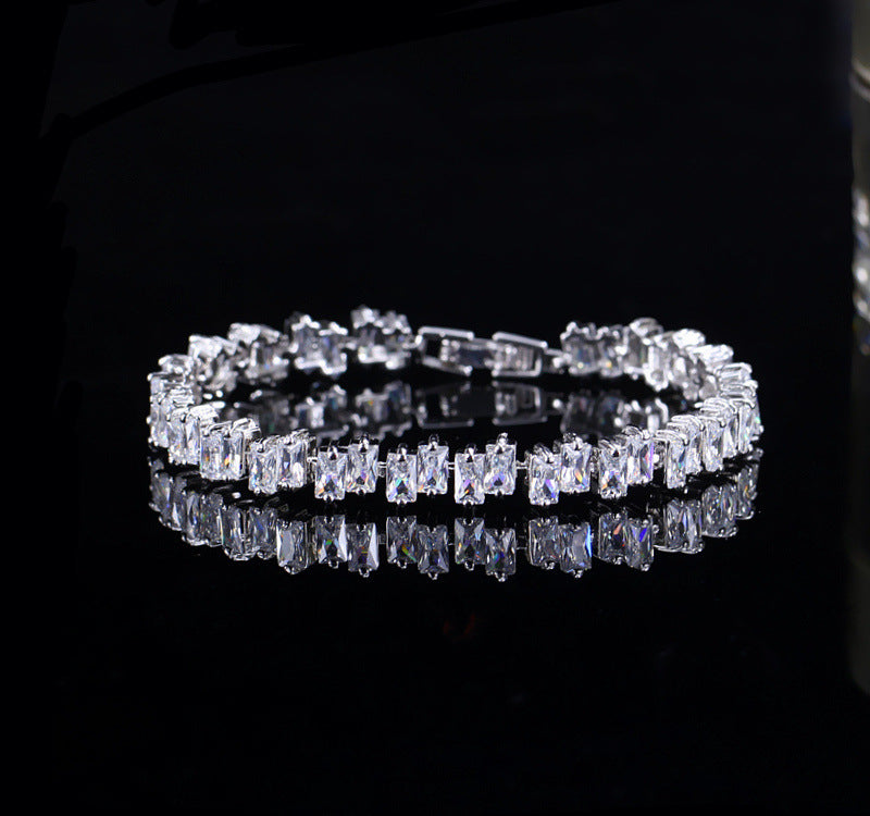 Cubic Zirconia and Diamond Bracelet for Women Charms Gifts for Mom